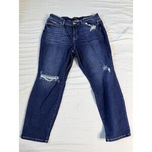 JUDY BLUE Jeans Women's Size 20W Boyfriend Fit Distressed Stretch